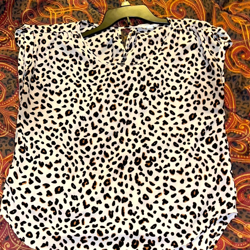 Cheetah print top